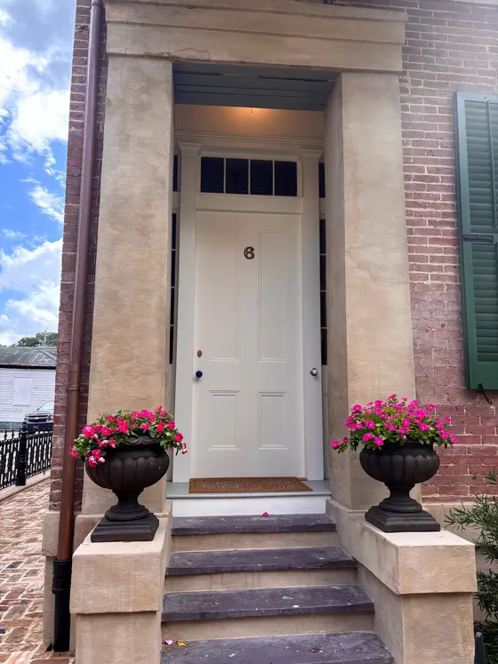 The Front Entrance after restoration