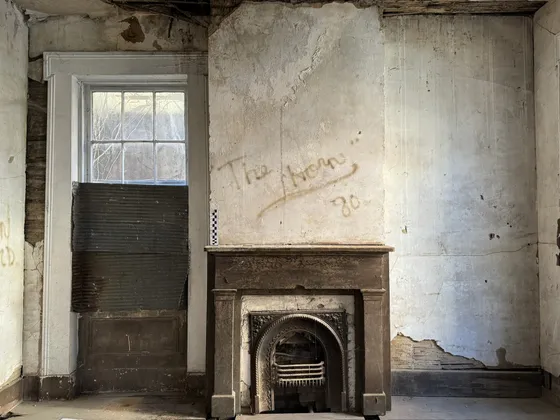 The Parlour before restoration